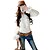 cheap Women&#039;s Blouses &amp; Shirts-Women&#039;s Solid White Blouse/Shirt Long Sleeve Ruffle