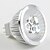 halpa Lamput-6500lm GU5,3(MR16) LED-kohdevalaisimet MR16 3 LED-helmet Teho-LED Himmennettävissä Neutraali valkoinen 12V / #