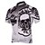 cheap Women&#039;s Cycling Clothing-Kooplus Men&#039;s Short Sleeve Cycling Jersey Skull Bike Jersey Top Breathable Quick Dry Sports Polyester Clothing Apparel