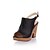 cheap Women&#039;s Shoes-Leatherette  Chunky Heel Sandals / Peep Toe With Buckle Party / Evening Shoes (More Colors Available)