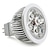 cheap Light Bulbs-GU5.3(MR16) LED Spotlight 4 High Power LED 360lm Natural White 5000K DC 12V