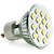 olcso Izzók-GU10 2,5 W 15x5050 SMD 150-200lm 2800-3200K meleg fehér fény LED-es spot izzó (230 V)