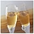 cheap Toasting Flutes-Crystal Toasting Flutes Gift Box Classic Theme Spring / Summer
