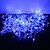 お買い得  ＬＥＤライトストリップ-JIAWEN ストリングライト 300 LED Dip LED ブルー クリスマスウェディングデコレーション 1個 / ＃