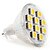 billige Bi-pin lamper med LED-1.5 W LED-spotpærer 2800 lm GU4(MR11) MR11 10 LED perler SMD 5050 Varm hvit 12 V