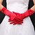 preiswerte Handschuhe für die Party-Satin Bridal Fingertips Elbow Length Gloves With Pearls