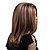 Χαμηλού Κόστους Συνθετικές Περούκες-capless υψηλής ποιότητας συνθετικό ξανθιά μεσαίου μήκους και καφέ περούκα μόδας