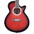 preiswerte Gitarren-blitz - wmg15 40 &quot;Linden-Sperrholz Mini Jumbo Cutaway Akustikgitarre mit Inbusschlüssel