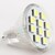 billige Bi-pin lamper med LED-1.5 W LED-spotpærer 2800 lm GU4(MR11) MR11 10 LED perler SMD 5050 Varm hvit 12 V
