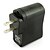 billige Strømadapter og strømkabler-oss plugg usb AC DC strømforsyning vegglader adapter mp3 mp4 dv laderen (svart)