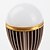 Недорогие Упаковка лампочек-e27 7w 630lm 3000K теплый белый свет золотой мяч Edge LED лампы (85-265В)