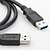 ieftine USB-USB de mare viteză 3:00 pm de cablu de extensie (1m, negru)
