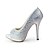 olcso Női magas sarkú cipők-Női Cipő Szatén Tavasz / Nyár Tűsarok / Talp Strasszkő Rózsaszín / Mandula / Kristály / Esküvő