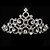 billige Bryllups Hovedstykke-chic legering med rhinestone kunstnerisk cirkel brude tiara