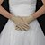 cheap Party Gloves-Silk / Polyester Wrist Length Glove Classical / Bridal Gloves With Solid