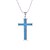 ieftine Coliere-din oțel inoxidabil fine cruce colier (mai multe culori) stil elegant