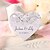 cheap Stickers, Labels &amp; Tags-Personalized Heart Shaped Favor Tag - Joy (Set of 60)