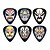cheap Instrument Accessories-Alice AP-R2 Chinese Style Multicolor Celluloid Guitar Picks 10-Pack