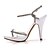 cheap Women&#039;s Sandals-Women&#039;s Spring / Summer Heels Stretch Satin / Satin Wedding Stiletto Heel Rhinestone White