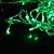 billige LED Utelamper-10m 100-ledede grønt lys 8 sparking moduser jul string fairy lampe (220V)