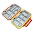 זול קופסאות חבלי דיג-Waterproof Double Tackle Box (12 Spaces)