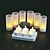 cheap Table Lamps-6 pc Warm Yellow  LED Rechargeable Flameless Tea Light Candles