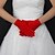 cheap Party Gloves-Silk / Polyester Wrist Length Glove Classical / Bridal Gloves With Solid