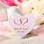 cheap Stickers, Labels &amp; Tags-Personalized Heart Shaped Favor Tag - Pink Hearts (Set of 60)