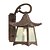 cheap Wall Sconces-Antique Inspired Glass Wall Light with 1 Light