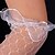 זול כפפות למסיבות-Lace Bridal Fingerless Elbow Length Gloves