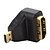 cheap Adapters-V1.3 Micro HDMI Male to HDMI Female Adapter (90° Angle Type)