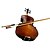 Χαμηλού Κόστους Βιολιά-σατέν στερεά βιολί έλατο με θήκη / πλώρη / κολοφώνιο (multi-size)