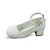 voordelige Lolita-schoeisel-handgemaakte witte pu leer 4,5 cm hoge hak land lolita schoenen