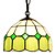 abordables Suspension-20 cm Style mini Lampe suspendue Verre Plaqué Tiffany 110-120V / 220-240V