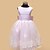 cheap Flower Girl Dresses-Ball Gown Tea Length Flower Girl Dress First Communion Cute Prom Dress Satin with Bow(s) Fit 3-16 Years