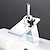 billige Vandfald Vandhaner-Håndvasken vandhane - Vandfald Krom Centersat Et Hul / Enkelt håndtag Et Hul