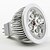 cheap Light Bulbs-GU5.3(MR16) LED Spotlight 4 High Power LED 360lm Natural White 5000K DC 12V