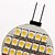 levne LED bi-pin světla-LED bodovky 2700 lm G4 24 LED korálky SMD 3528 Teplá bílá 12 V