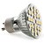 abordables Ampoules électriques-2800 lm GU10 Spot LED MR16 24 diodes électroluminescentes SMD 5050 Blanc Chaud AC 220-240V