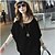 cheap Women&#039;s Tops-Fashion Loose Bat Sleeve Bottoming Shirt