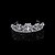 billige Bryllupshodeplagg-mote cubic zirconia og rhinestone brude tiara