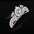 billige Bryllups Hovedstykke-lækker imiteret perle og cubic zirconia i legering tiara