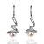 זול עגילים-Fashion Imitation Pearl Alloy Hoop Earrings