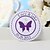 cheap Stickers, Labels &amp; Tags-Hard Card Paper Butterfly Theme Tags 2&quot; Circle 36 pcs 5 cm Labels &amp; Tags