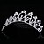 זול כיסוי ראש לחתונה-Fashion Cubic Zirconia In Alloy Tiara