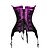 cheap Corsets &amp; Shapewear-Acrylic With Ruffles Strapless Front Busk Closure Corset Shapewear More Colors