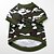 preiswerte Hundekleidung-Hund T-shirt Welpenkleidung camuflaje Modisch Hundekleidung Welpenkleidung Hunde-Outfits Grün Kostüm für Mädchen und Jungen Hund Baumwolle XS S M L XL XXL
