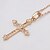 cheap Necklaces-18K Gorgeous Fashion Rhinestone Alloy Cross Necklace (More Colors)