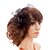 cheap Headpieces-Tulle / Crystal / Fabric Tiaras / Fascinators / Birdcage Veils with 1 Wedding / Special Occasion / Party / Evening Headpiece