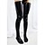 cheap Socks &amp; Tights-Women&#039;s Medium Erotic Stockings - Solid Colored Red Black One-Size